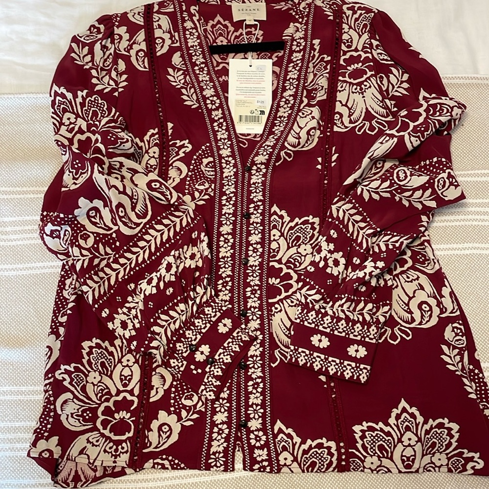 Sezane blouse NWT